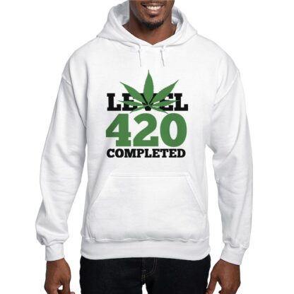 LEVEL 420 COMPLETED Men's Hooded Sweatshirt