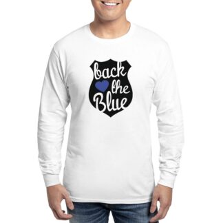 BACK THE BLUE Men's Long Sleeve T-Shirt