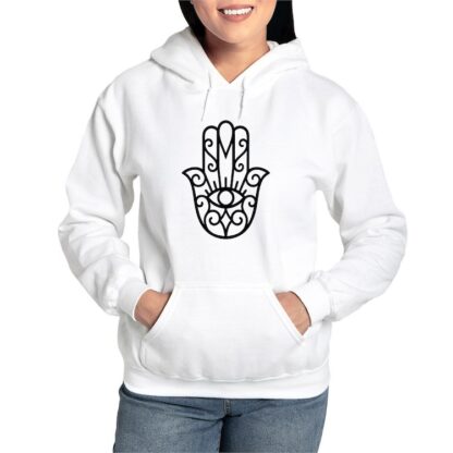 HAMSA Men's Crewneck Women's Hooded Sweatshirt