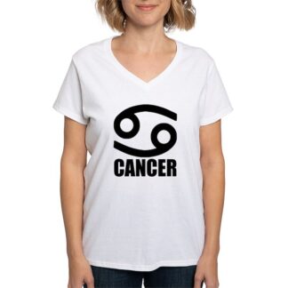 CANCER Women's V-Neck T-Shirt