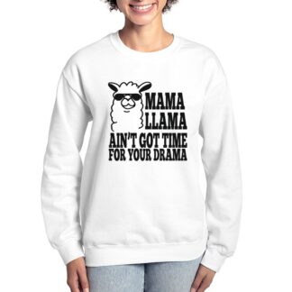 MAMA LLAMA Women's Crewneck Sweatshirt