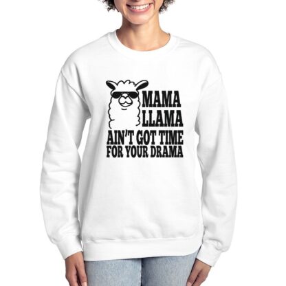 MAMA LLAMA Women's Crewneck Sweatshirt