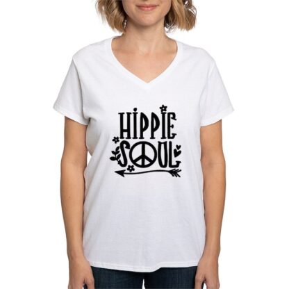 HIPPIE SOUL Women's V-Neck T-Shirt