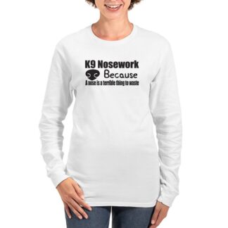 K9 NOSEWORK Women's Long Sleeve T-Shirt