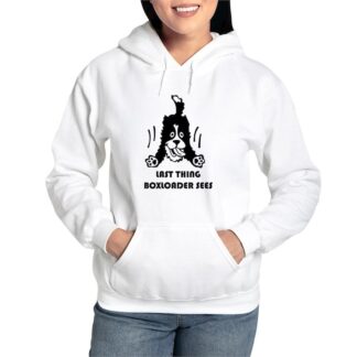 LAST THING A BOXLOADER SEES Women's Hooded Sweatshirt