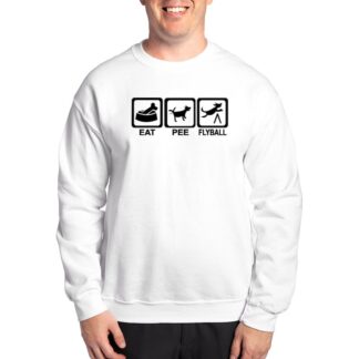 EAT PEE FLYBALL Men's Crewneck Sweatshirt