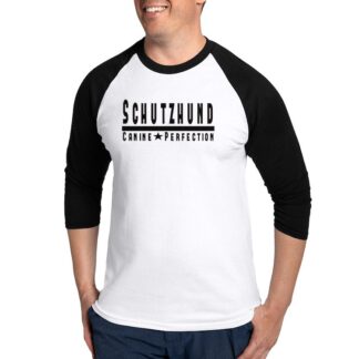 SCHUTZHUND CANINE PERFECTION Men's Baseball Shirt