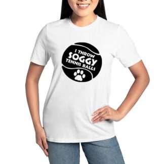 FLYBALL I THROW SOGGY TENNIS BALLS Women's Classic T-Shirt