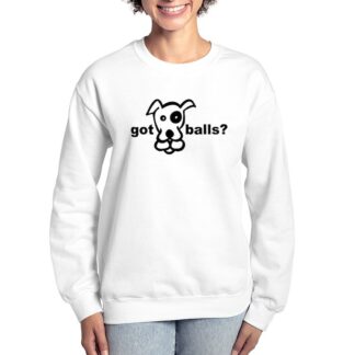 FLYBALL GOT BALLS Women's Crewneck Sweatshirt