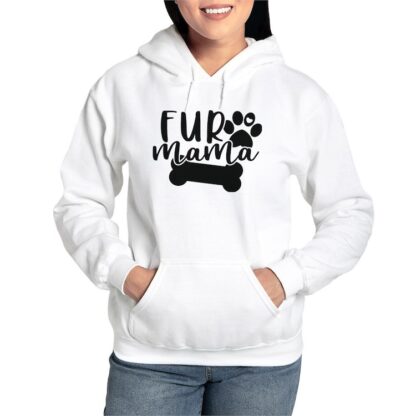 FUR MAMA Women's Hooded Sweatshirt