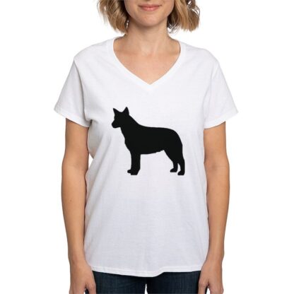 AMERICAN CATTLE DOG Women's V-Neck T-Shirt