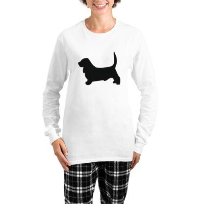 BASSET DOG Women's Long Sleeve Pajamas