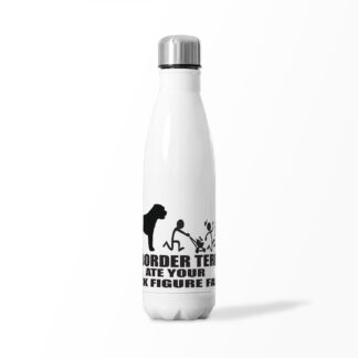 MY BORDER TERRIER ATE YOUR STICK FIGURE FAMILY Insulated Water Bottle