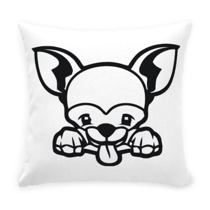 PEEKING CHIHUAHUA Throw Pillow with Zipper