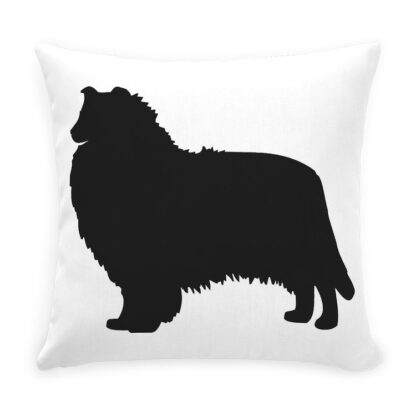 COLLIE Throw Pillow with Zipper