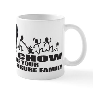 MY CHOW ATE YOUR STICK FIGURE FAMILY 11 oz Ceramic Mug