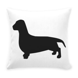 DACHSHUND Throw Pillow with Zipper