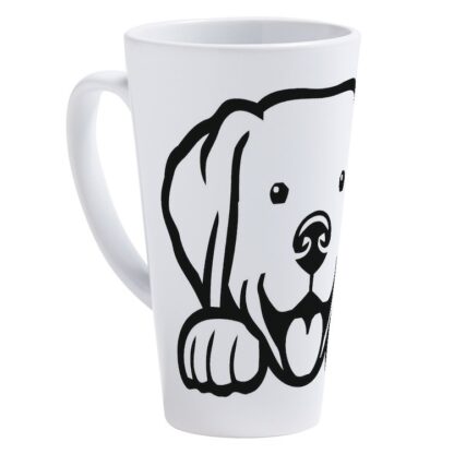 PEEKING LABRADOR RETRIEVER 17 oz Latte Mug