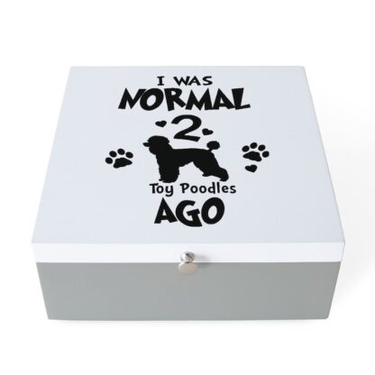 I WAS NORMAL 2 TOY POODLES AGO Jewelry Box