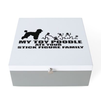 MY TOY POODLE ATE YOUR STICK FIGURE FAMILY Jewelry Box