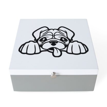 PEEKING PUG Jewelry Box