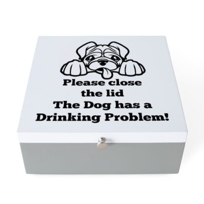 PUG TOILET DRINKING PROBLEM Jewelry Box