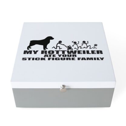 MY ROTTWEILER ATE YOUR STICK FIGURE FAMILY Jewelry Box