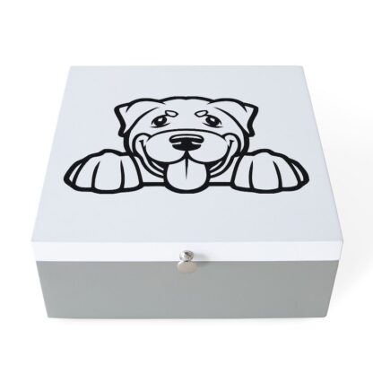 PEEKING ROTTWEILER Jewelry Box