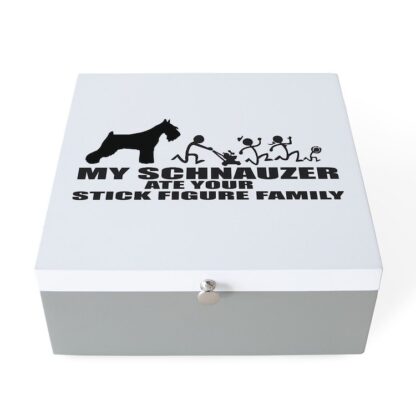 MY SCHNAUZER ATE YOUR STICK FIGURE FAMILY Jewelry Box