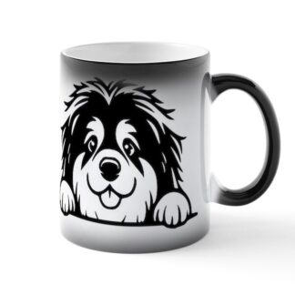 PEEKING TIBETAN MASTIFF Magic Mug