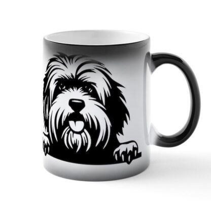 PEEKING TIBETAN TERRIER Magic Mug