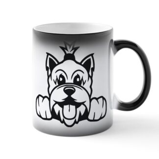 PEEKING YORKSHIRE TERRIER Magic Mug