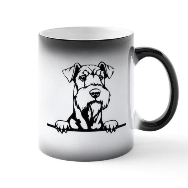 PEEKING AIREDALE Magic Mug