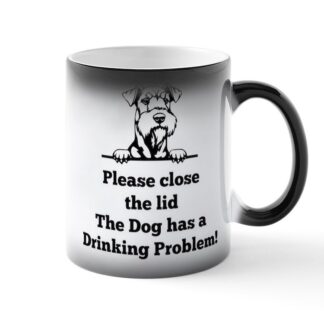 AIREDALE TOILET DRINKING PROBLEM Magic Mug