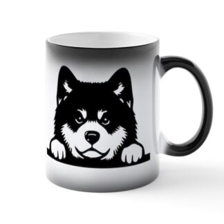 PEEKING AKITA Magic Mug