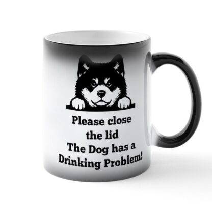 AKITA TOILET DRINKING PROBLEM Magic Mug