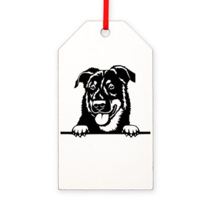 PEEKING BEAUCERON Gift Tag Ornament