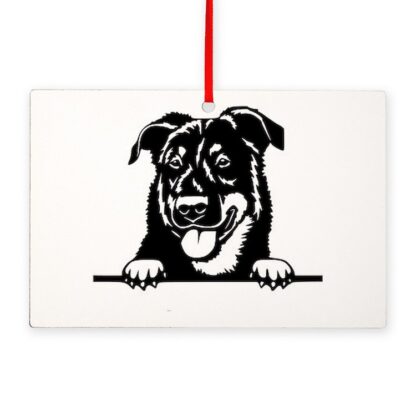 PEEKING BEAUCERON Rectangle Ornament