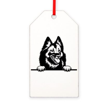 BELGIAN TERV PEEKING Gift Tag Ornament