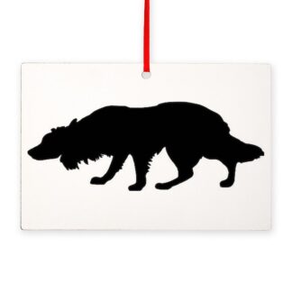 BORDER COLLIE Rectangle Ornament