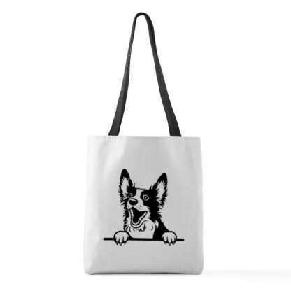 PEEKING CAROLINA DOG Medium Tote Bag