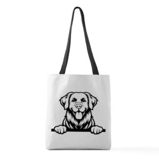 PEEKING CHESAPEAKE BAY RETRIEVER Medium Tote Bag