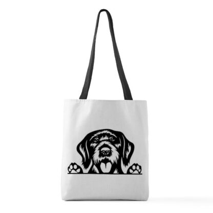 PEEKING GERMAN POINTER Medium Tote Bag