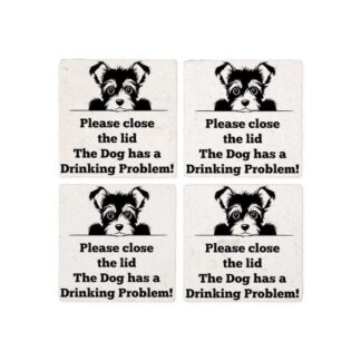 BORDER TERRIER TOILET DRINKING PROBLEM Coasters