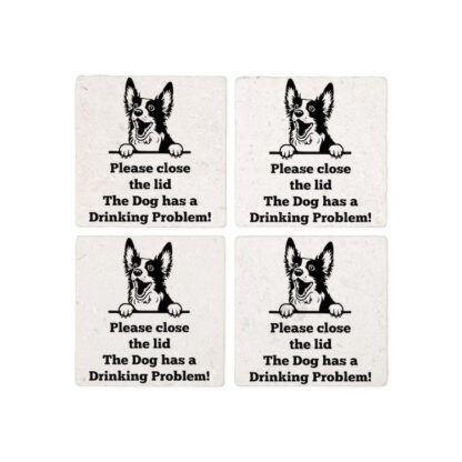 CAROLINA DOG TOILET DRINKING PROBLEM Coasters