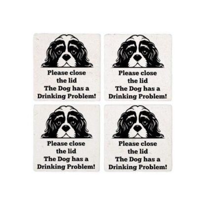 CAVALIER KING CHARLES TOILET DRINKING PROBLEM Coasters