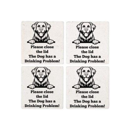 CHESAPEAK BAY RETRIEVER TOILET DRINKING PROBLEM Coasters