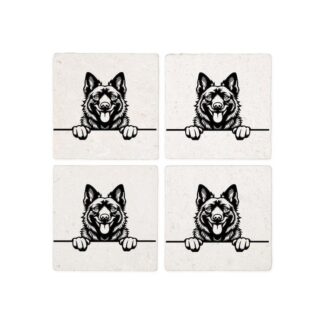 PEEKING DUTCH SHEPHERD Coasters