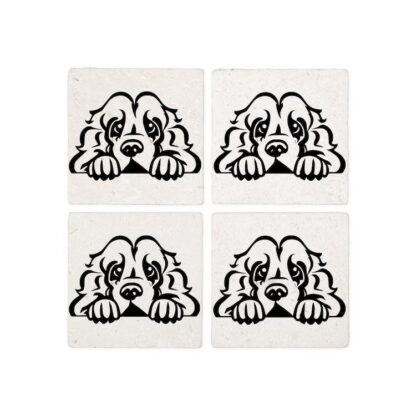 PEEKING COCKER SPANIEL Coasters