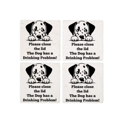 DALAMATION TOILET DRINKING PROBLEM Coasters